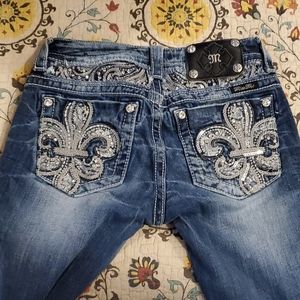 MISS ME JEANS sz 26 slim boot